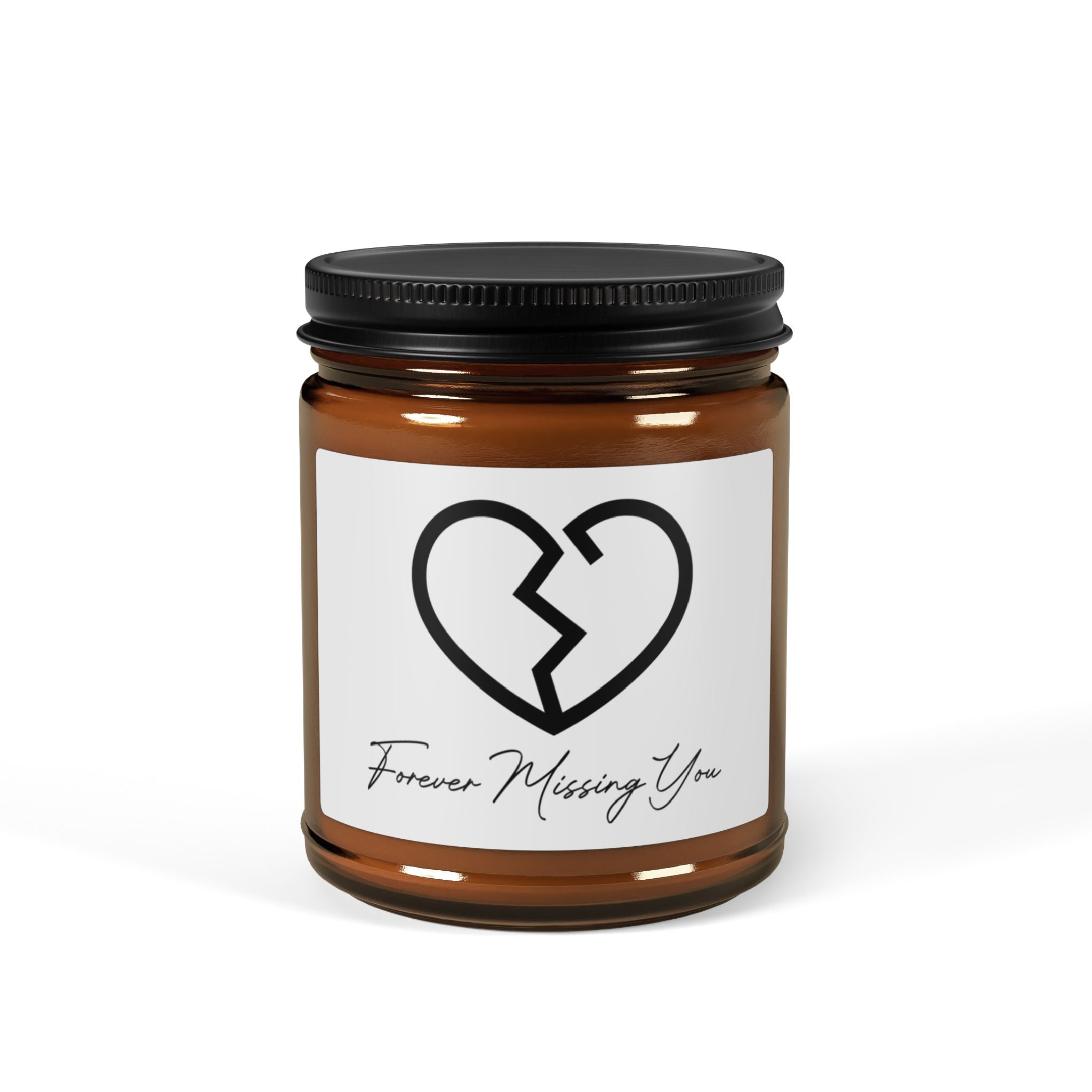 FMY Scented Soy Candle (Multi-Size, Amber Jar)