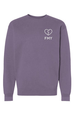 Heavyweight FMY Embroidered Crewneck Sweatshirt