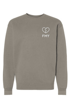 Heavyweight FMY Embroidered Crewneck Sweatshirt